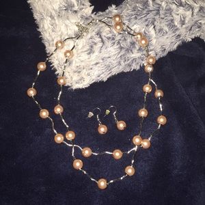 Neckless with earrings
